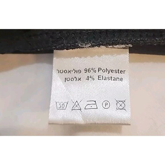 ALEMBIKA Wide Legs Cropped Striped Pants Pockets US Size 6/8 - Picture 5 of 6